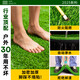Fake turf simulated lawn green carpet outdoor artificial plastic artificial bionic outdoor insulation fence football field 2 cm newly upgraded encrypted high-quality spring grass 4.5 square meters 1.5 meters wide * 3 meters long