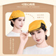 Bei Luo chef hat custom printed logo waiter catering beret kitchen anti-hair loss milk tea shop work hat full cloth design & adjustable copper buckle black one size