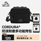 Pelliot 2025 new outdoor crossbody bag for men CORDURA lightweight new sports commuter chest bag single shoulder small bag for women Obsidian black CORDURA fabric | splash-proof and wear-resistant
