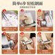Baijie electric noodle press, household noodle machine, multi-functional wonton wrapper, dumpling wrapper and dough rolling machine, small noodle making artifact, silver two-knife type, thick copper wire, 8-speed adjustment, commercial use | high-quality stainless steel | Pengpai motor
