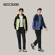 斯凯奇（Skechers）新年礼物男士加绒闪穿裤2.0冬季新品梭织防泼长裤直筒裤P425M247