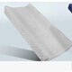 Multifunctional baby waterproof diaper pad bath massage touch diaper pad replaceable and washable left and right protective diaper pad + gray pressure foam velvet cover 80x43cm