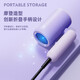 Xiaomi Buyi home hair dryer, light sound, negative ions, high power, non-harming, constant temperature hair care, portable, home hair dryer for business trips, quick-drying, foldable hair dryer for student dormitories, Charming Purple | 800W | for dormitories