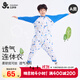 Jiu Sui companion children's one-piece pajamas boys autumn and winter Class A anti-kicking and cold split-leg sleeping bag for children 7A antibacterial home clothes