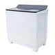 WEILI 20kg double barrel double cylinder washing machine semi-automatic, super large capacity, strong decontamination, double copper motor, easy to wash large parts 20kg XPB200-9896S English Grey