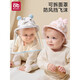 AIBEDILA (AIBEDILA) baby hat 0-3-12 months baby autumn and winter warm outdoor windproof new born baby protective mask Morning Story Detachable mask/windproof and anti-fouling M size (head circumference 44-48cm/6-12 months)