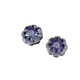 Mullein Tanzanite Stud Earrings_All-over Sterling Silver
