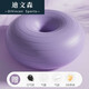 Zailu Donut Yoga Ball Thickened Explosion-proof Exercise Pregnant Women Postpartum Training Repair Apple Small Ball Pilates Fitness Ball Donut-Violet with Pump