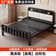 Kehu Bed Iron Bed Double Bed 1.5x2m Iron Frame Bed Household Iron Bed Frame Black Bed Frame High Tail White Soft Pack Popular Model 1.5*1.9/2.0m Default 2.0
