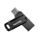 SanDisk 256GB Type-C USB3.2 mobile USB flash drive DDC3 black, reading speed up to 400MB/s, automatic backup, mobile phone and computer dual-interface large-capacity USB flash drive