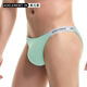 Men's thong men's sexy underwear men's double thong underwear gay men's butt exposed sexy briefs black L