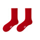 Bananain red socks for men and women, new year red wedding socks, summer socks, pure cotton stockings for men, 3+3+3+3, one size fits all