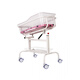 Stroller, confinement center, crib, hospital, obstetrics and gynecology, newborn stroller, 0-6 months baby stroller, new high-end white newborn care bed (large double-sided wheels)_free mosquito net mattress, others_other structures
