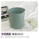 Yusenyi Women's Bucket Beam Storage Bag Large Capacity Round Bottom Debris Dustproof Cylinder Bag Middle Bag Bean Paste Green Medium Size Diameter 18