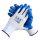 Gongpinxing labor protection gloves nitrile rubber gloves with coated palms, non-slip, wear-resistant and oil-resistant, 12 pairs for construction site work and auto repair