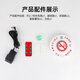 Quxing Smoking Alarm Smoking Detector Smoke Alarm No Smoking Office Bathroom No Smoking Wiring Model Does Not Include Batteries
