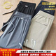 NASAOVER brand linen pants men's thin ice silk casual pants middle-aged dad's loose straight sports pants long pants men's apricot M (weight 130Jin Jin is equal to within 0.5 kg)