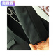 Aolinlin niche design chain black suit jacket men's ins trendy brand handsome street Korean style trendy casual top black M