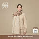 Ordos 1980 cashmere double layer light fleece logo jacquard women's shuttle cashmere scarf 25 autumn and winter new product dark raw velvet color 180cmX45cm
