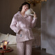Princess Mark three-layer thickened quilted pajamas for women winter flannel cold-resistant and warm autumn and winter couple home clothes for men WZTJ05739-couple women's L
