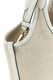 PRADA Logo Print Mini Bucket Bag Beige One Size