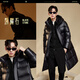 Flying in the Snow Obsidian Goose Down Cheng Yi recommends the new H version thickened hooded goose down jacket down jacket