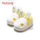 Shepherd boy off code clearance little rabbit girls cotton slippers winter cotton shoes cute baby home little girl bag heel indoor shoes Custard Rabbit 19 base mark 150/shoe inner length 14.0cm