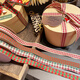 Qiaoxinshi ribbon 4 meters gift wrapping ribbon red plaid ribbon ribbon wrapping paper bow ribbon