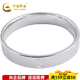 China Gold (CHINA GOLD) platinum solid fixed screw-shaped rice pattern ring (face width about 3.2-3.6mm) screw-shaped rice pattern ring (approximately 4.57g)