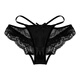 Universal White Moon Dream French Sexy Lace Panties for Girls Breathable Low Waist Briefs for Women White + Skin Color + Black XL (120-140Jin Jin equals 0.5kg)