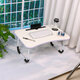 Bed table integrated desk laptop table folding table simple stall home bedroom small table 60*40-flat style-w-black