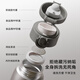 Fuguang thermos cup titanium cup tea water separation cup student pure titanium spring lid cup gift starry sky gray outdoor 420ml