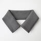 Fat Donglai's same style down jacket collar protective cover full-cover cotton coat collar guard edge knitted decorative fake collar collar anti-dark gray fine threaded collar
