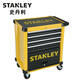Stanley 941937 three-layer tool cart mobile trolley repair artifact 2 drawer multi-function tool cart 93-711*steel*500KG