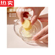 MZXM Japan imported high-quality glass garlic grinder household grinding disc grinding ginger garlic paste artifact grinding disc seasoning dish small ingredients thickened glass model / 2 pieces in one second to produce mud / delicate and soft