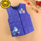 Disney (Disney) 100-160 size children's winter down cotton vest for boys and girls, versatile warm cotton vest for indoor and outdoor wear, royal blue, size 140, recommended 120-130 cm