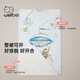 WELLBER children's anti-kicking quilt autumn and winter constant temperature all-in-one medium and large children's baby quilt sleeping bag airship 100*160cm