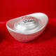 China Silver 9999 Pure Silver Yuanbao Pure Silver Investment Silver Collection Gifts Pure Silver Ornaments for Parents and Leaders Pure Silver 9999 Lucky Silver Yuanbao 100g
