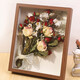 Haofanjie dried flower photo frame hollow photo frame three-dimensional picture frame empty frame flowers and shells 8-inch immortal flower 3cm specimen frame display walnut 8-inch hollow 3cm 17*22cm