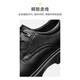 Hai Lan House HLA leather shoes men's autumn and winter British first-layer cowhide shoes men's formal business casual shoes men's T342 black 42