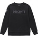DESCENTE children's sweatshirt logo printed long sleeve gray 130
