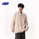 SWAMP AREA American Henry collar sweater for men in autumn and winter new style lazy high-end sweater top jacket light apricot trendy best-selling model M 160-170CM 95-110Jin Jin equals 0.5 kg