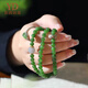 Italian Hetian Jade Jasper Bracelet Russian Hotan Jade Spinach Green Jade Real Jade Bracelet Multi-circle Women's Pixiu Rat Thousand-Armed Avalokitesvara