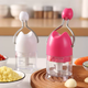 Yusenyi hand-cranked garlic puller multi-functional cooking machine chopper household mini labor-saving condiment pounding garlic stirrer garlic mince minced garlic machine rose red hand-cranked without splashing