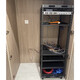 Open mobile cabinet network cabinet simple open rack 19-inch cabinet mobile aviation power amplifier black height 9U (0.49 meters) 400 depth
