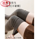 LangSha over-the-knee socks warm black long-staple cotton thickened calf socks long socks micro-pressure slimming non-slip women's long cotton socks white 2