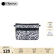 LeSportsac new CLASSIC series fashionable leopard print retro compartment storage bag clutch bag cloud spotted fog leopard