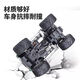 Shantou Lincun Bigfoot alloy mini remote control car off-road car desktop rc ultra-small drift racing children's toy four-wheel drive gift box blue front and rear shock absorbers_front and rear lights alloy body Type-c USB direct charging version 30 minutes of battery life + free screwdriver