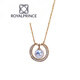 ROYALPRINCESSakoya seawater pearl pendant 758MM heavenly moon women's pendant 18K gold akoya without chain 7 points 58mm