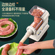 Bomans hand-operated sausage machine household sausage machine sausage machine manual sausage sausage jar sausage tool casing artifact off-white free 4 sausage nozzles